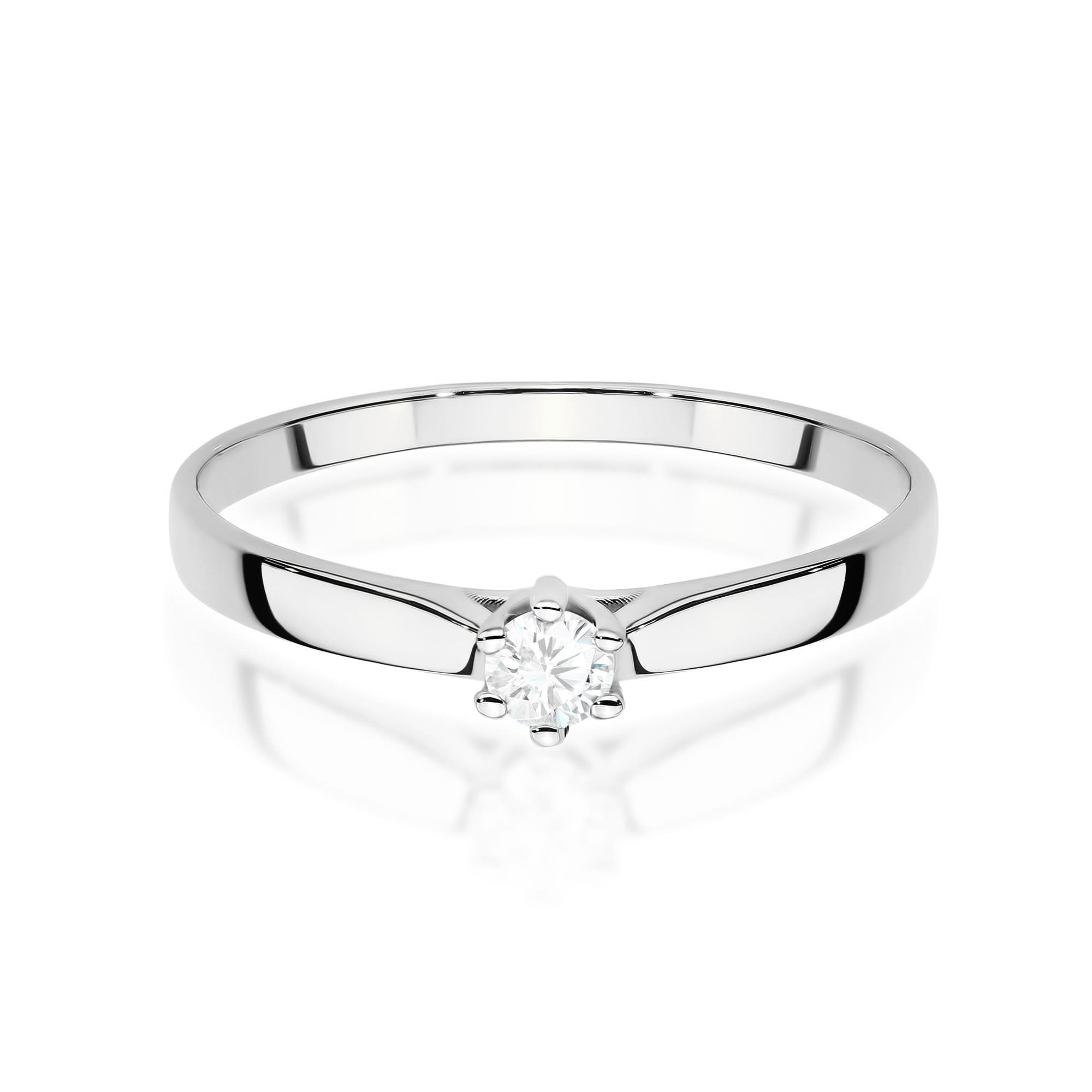 Pierścionek Diament Laboratoryjny 0,20ct białe złoto 2 20ct białe złoto Jubiler Kraków BigDIAMOND