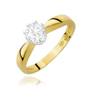 Pierścionek W0228 Diament Laboratoryjny 0