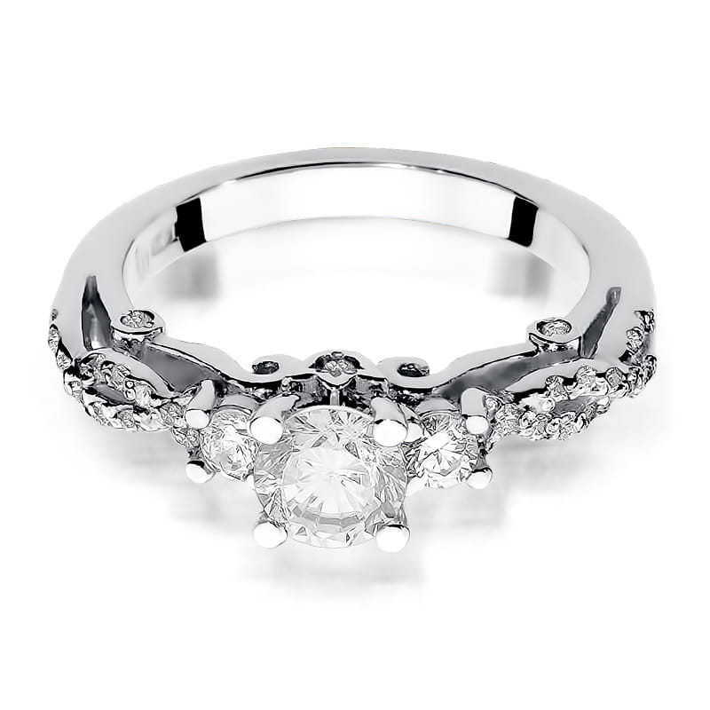 Pierścionek Diament 0,70ct białe złoto 2 70ct białe złoto Jubiler Kraków BigDIAMOND