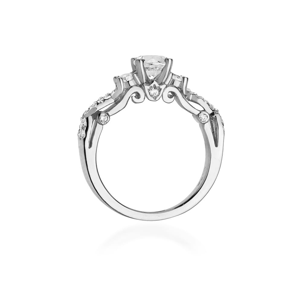 Pierścionek Diament 0,70ct białe złoto 3 Pierścionek Diament 0,70ct białe złoto - obrazek 3