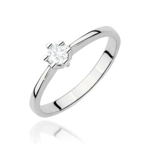 Pierścionek W0256 Diament Laboratoryjny 0