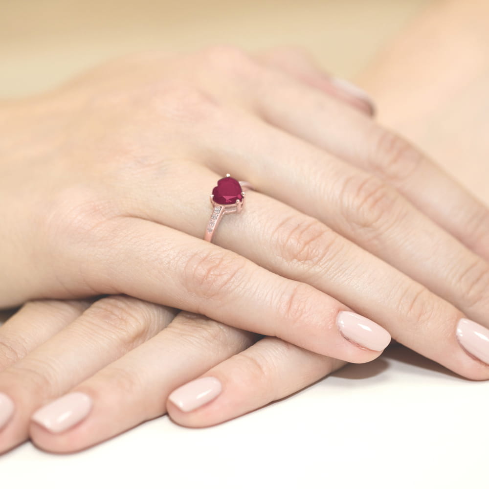 Pierścionek Rubin 1,70ct różowe złoto 4 Pierścionek Rubin 1,70ct różowe złoto - obrazek 4