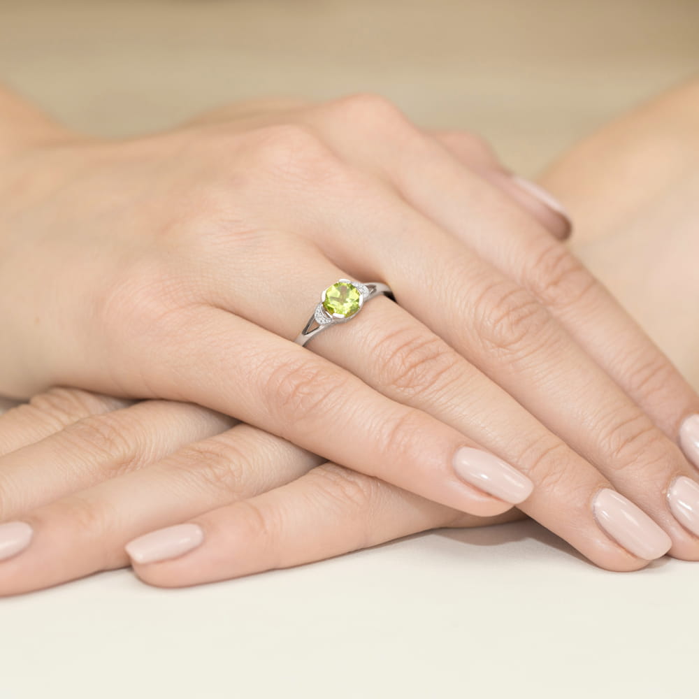 Pierścionek Oliwin 1,00ct białe złoto 4 Pierścionek Oliwin 1,00ct białe złoto - obrazek 4