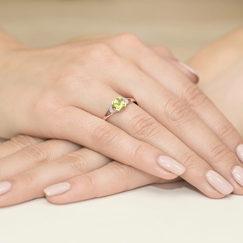 Pierścionek Oliwin 1,00ct różowe złoto 4 Pierścionek Oliwin 1,00ct różowe złoto - obrazek 4