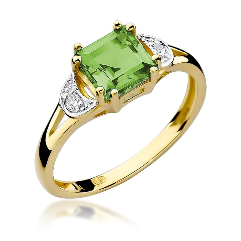 Pierścionek Oliwin 1,10ct żółte złoto 1 Pierścionek W040B Oliwin 1