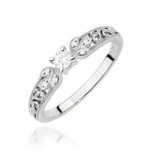 Pierścionek W0411 Diament Laboratoryjny 0