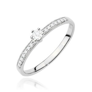 Pierścionek W0459 Diament Laboratoryjny 0