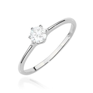 Pierścionek W0499 Diament Laboratoryjny 0