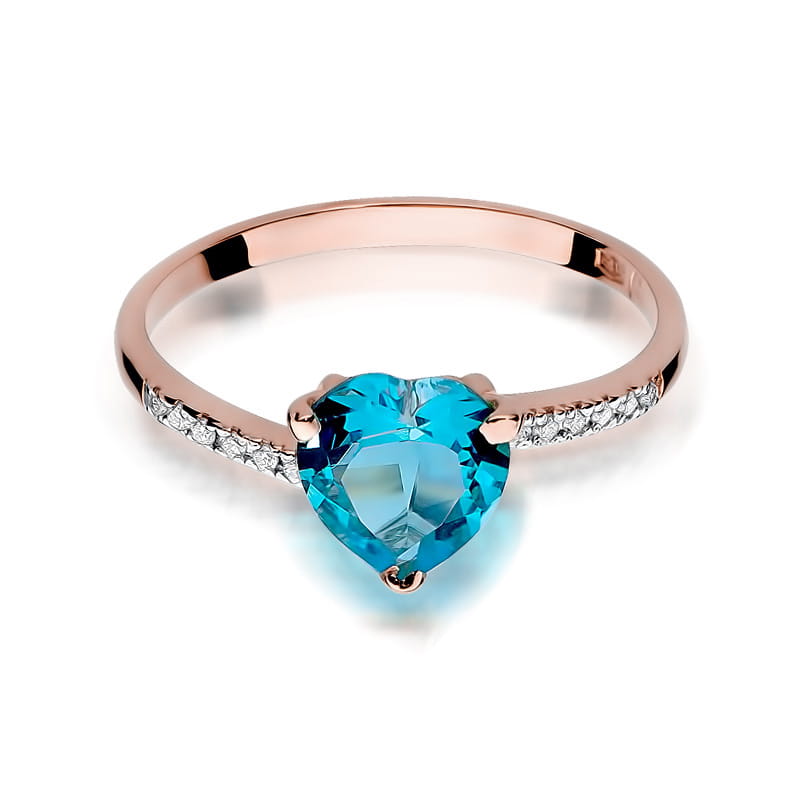 Pierścionek Topaz 1,20ct różowe złoto 2 20ct różowe złoto Jubiler Kraków BigDIAMOND