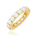 Pierścionek W0516 z diamentami żółte złoto Jubiler Kraków BigDIAMOND
