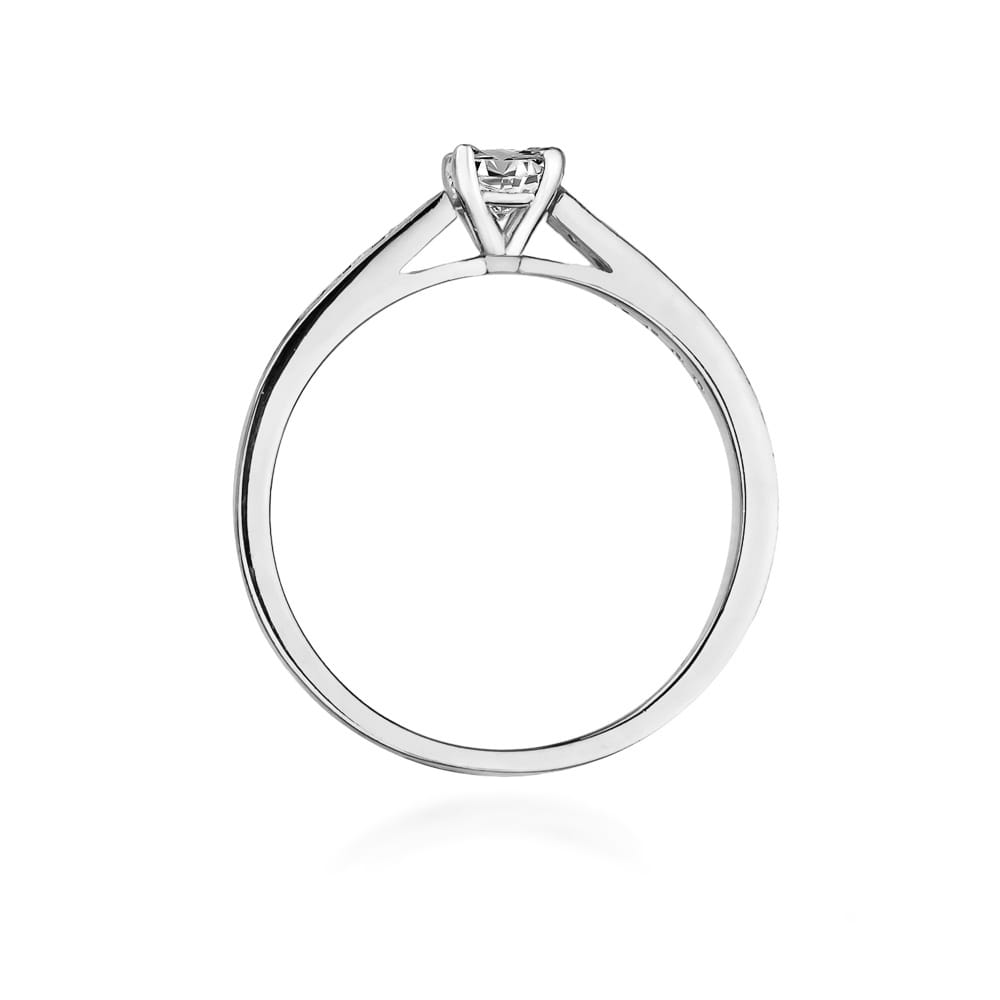 Pierścionek Diament 0,30ct białe złoto 3 Pierścionek Diament 0,30ct białe złoto - obrazek 3