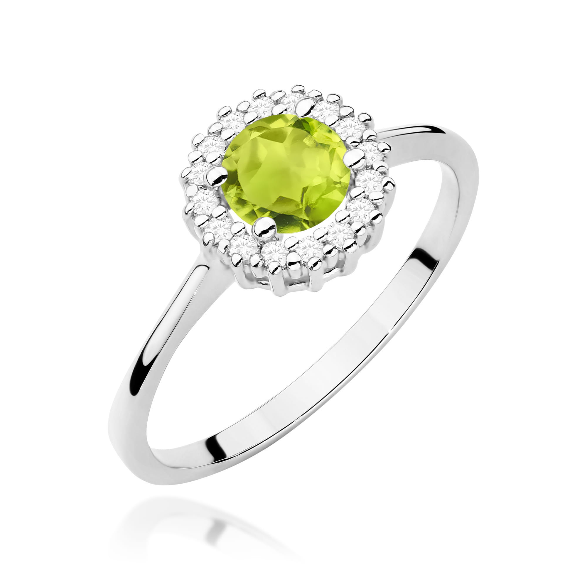 Pierścionek W0572 Oliwin 0,60ct białe złoto 1 Pierścionek W0572 Oliwin 0
