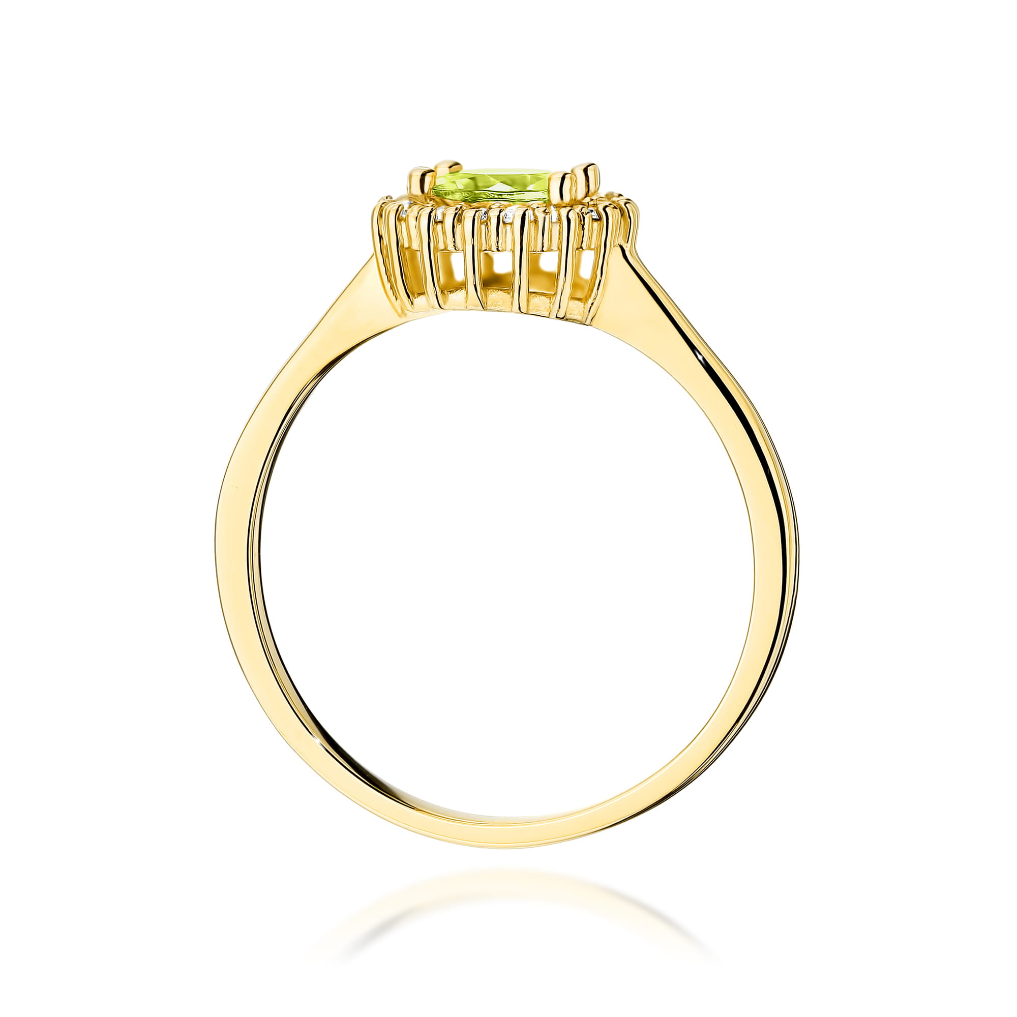 Pierścionek Oliwin 0,60ct żółte złoto 3 Pierścionek Oliwin 0,60ct żółte złoto - obrazek 3