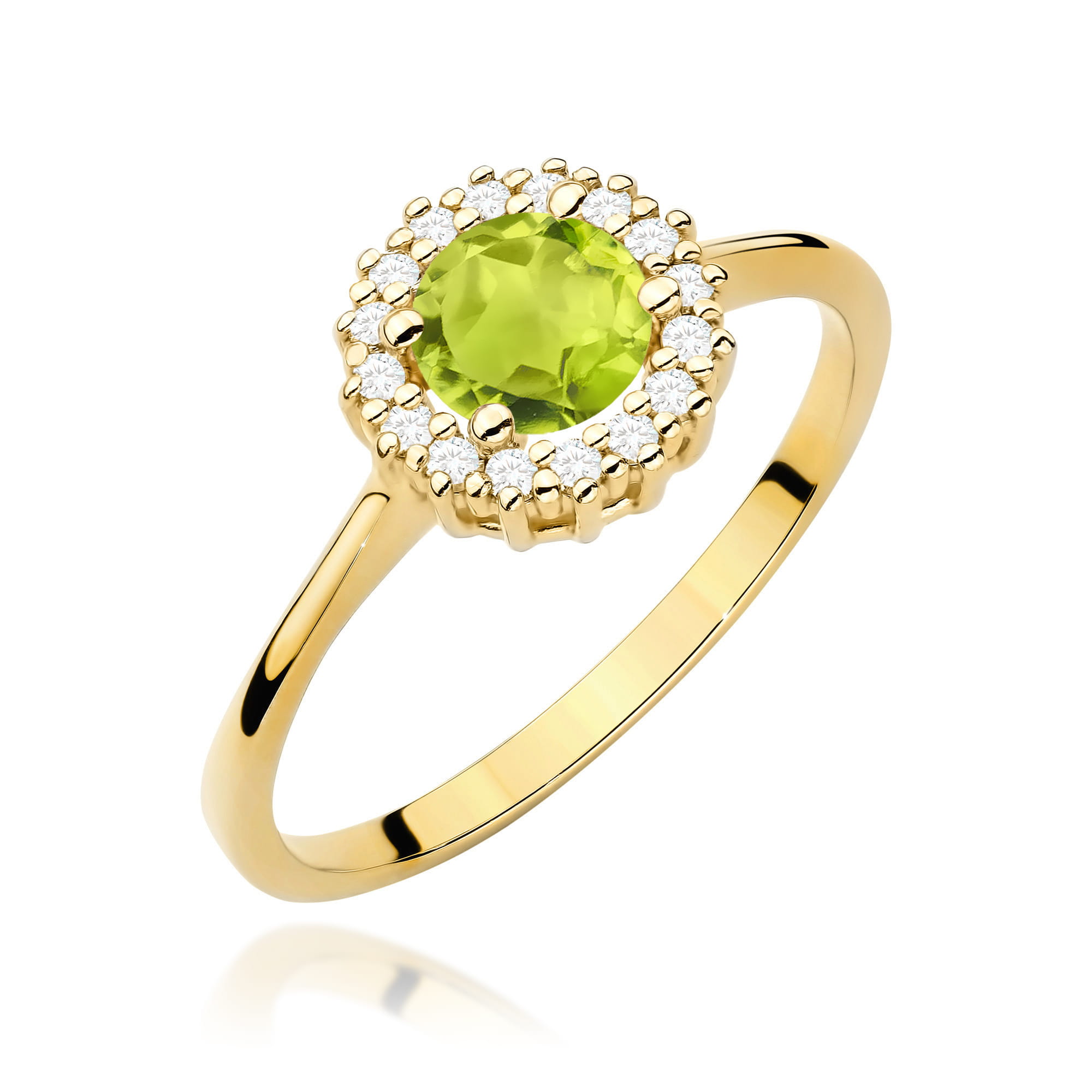 Pierścionek Oliwin 0,60ct żółte złoto 1 Pierścionek W0572 Oliwin 0