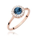 Pierścionek W0572 Topaz London Blue 0