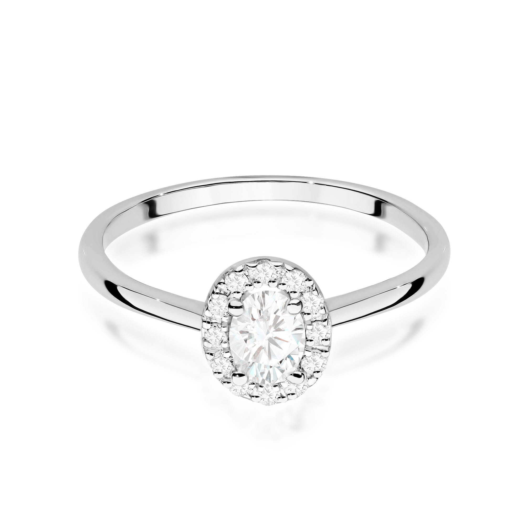 Pierścionek Diament 0,30ct białe złoto 2 30ct białe złoto Jubiler Kraków BigDIAMOND