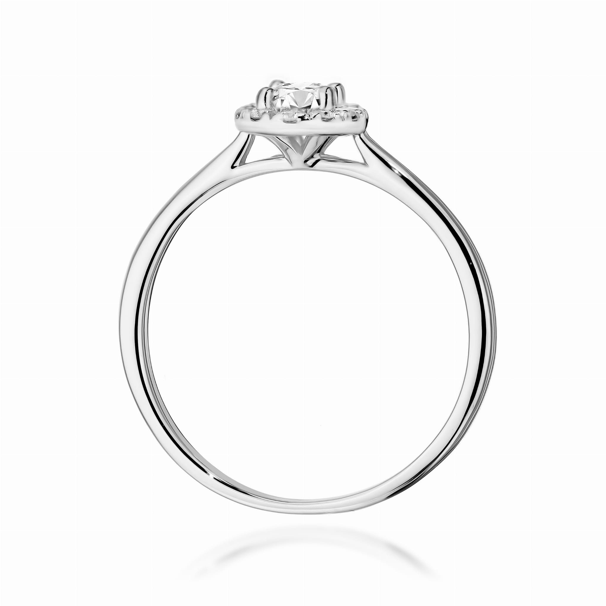 Pierścionek Diament 0,30ct białe złoto 3 Pierścionek Diament 0,30ct białe złoto - obrazek 3