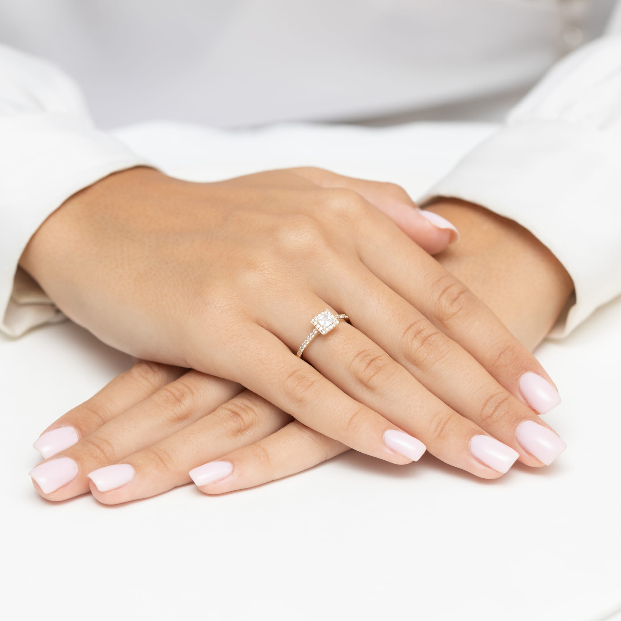 Pierścionek Diament 0,30ct żółte złoto 4 Pierścionek Diament 0,30ct żółte złoto - obrazek 4