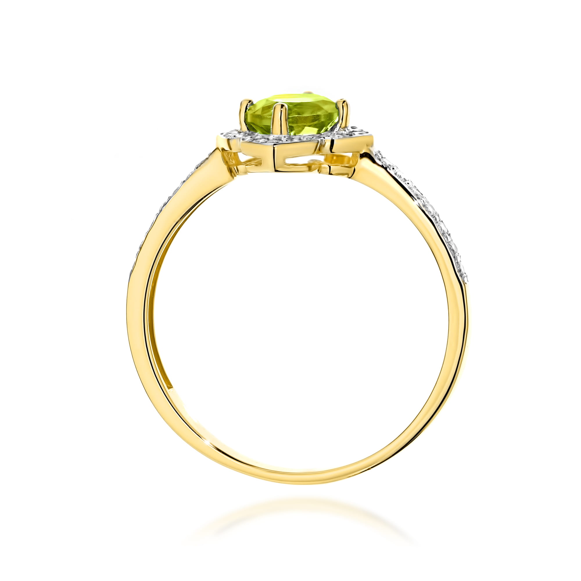 Pierścionek Oliwin 0,60ct żółte złoto 3 Pierścionek Oliwin 0,60ct żółte złoto - obrazek 3