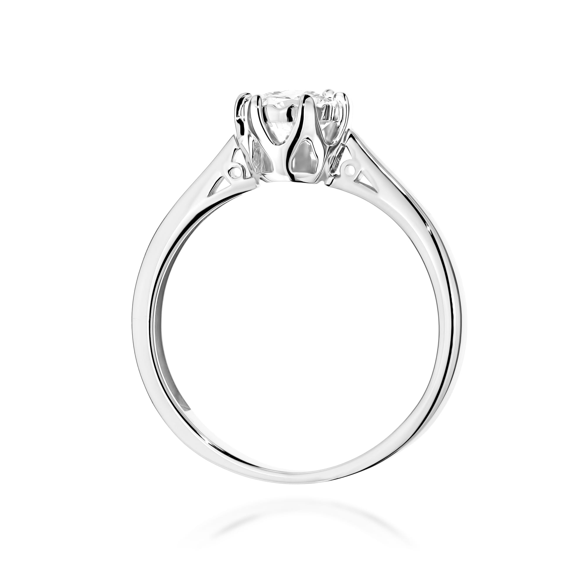 Pierścionek Diament 0,25ct białe złoto 3 Pierścionek Diament 0,25ct białe złoto - obrazek 3