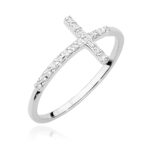 Pierścionek W0636 z diamentami białe złoto Jubiler Kraków BigDIAMOND