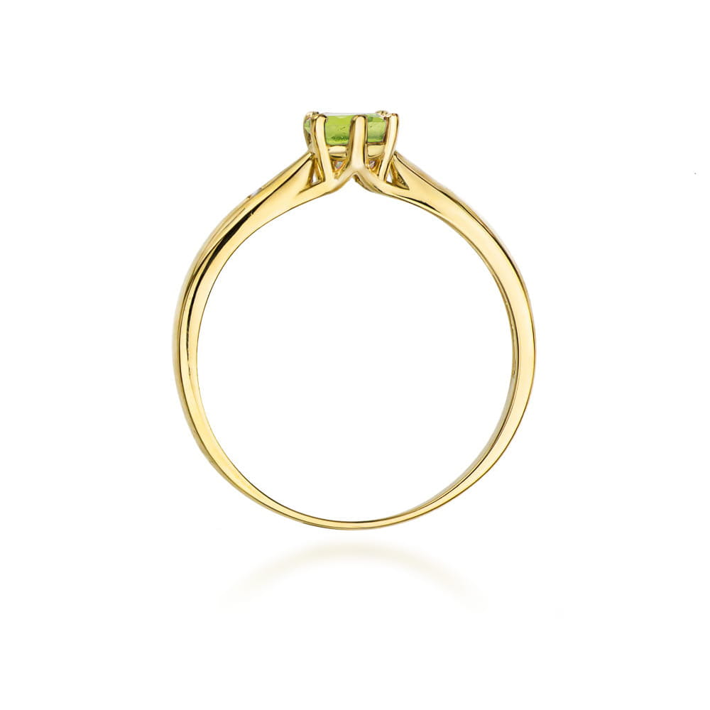 Pierścionek Oliwin 0,60ct żółte złoto 3 Pierścionek Oliwin 0,60ct żółte złoto - obrazek 3