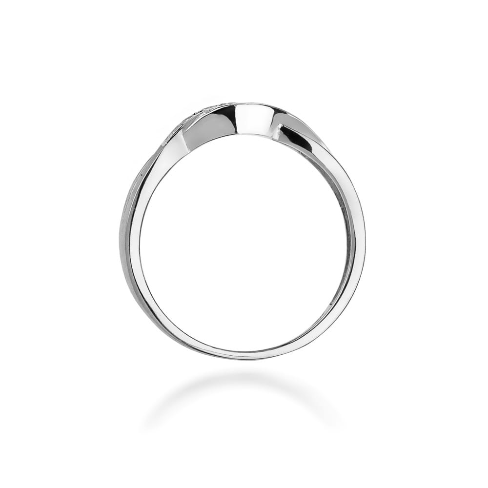 Pierścionek Diament 0,05ct białe złoto 3 Pierścionek Diament 0,05ct białe złoto - obrazek 3