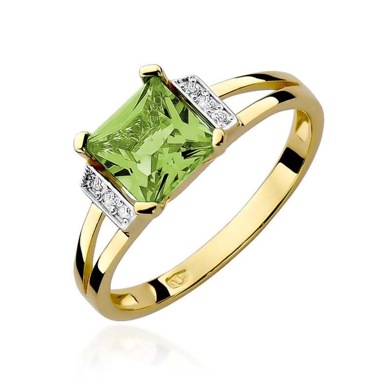 Pierścionek Oliwin 1,10ct żółte złoto 1 Pierścionek W103 Oliwin 1