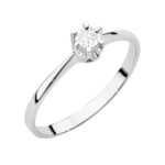 Pierścionek W111T Diament 0