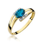 Pierścionek W119 Topaz London Blue 0