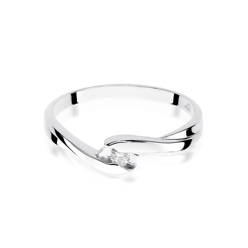 Pierścionek Diament 0,05ct białe złoto 2 05ct białe złoto Jubiler Kraków BigDIAMOND