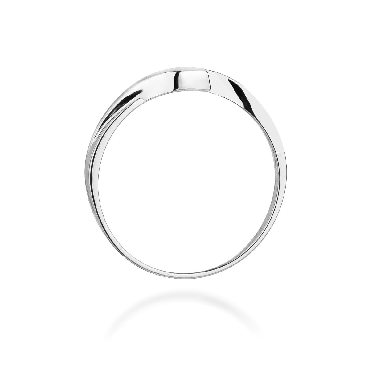 Pierścionek Diament 0,05ct białe złoto 3 Pierścionek Diament 0,05ct białe złoto - obrazek 3