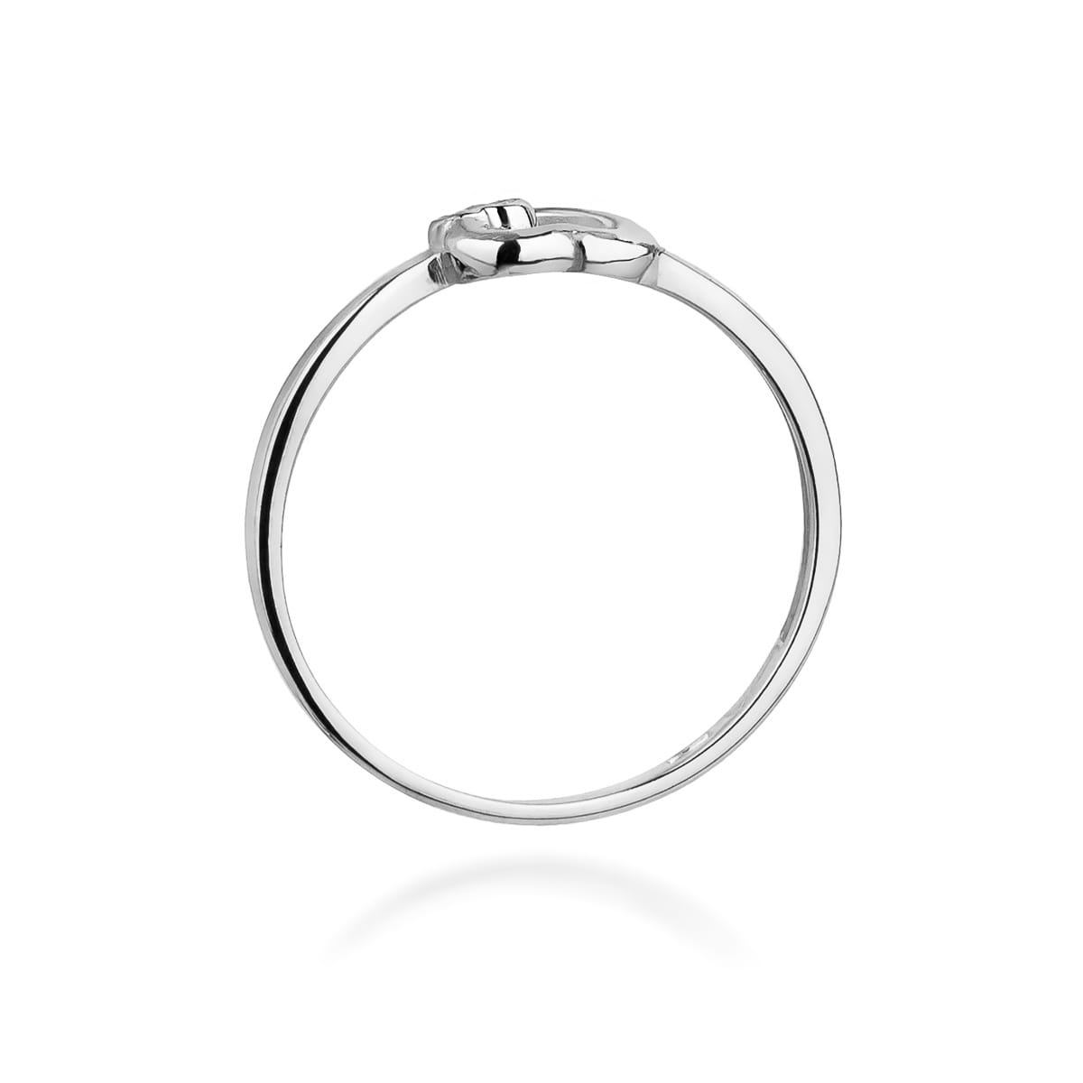 Pierścionek Diament 0,02ct białe złoto 3 Pierścionek Diament 0,02ct białe złoto - obrazek 3