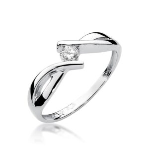 Pierścionek W191B Diament 0