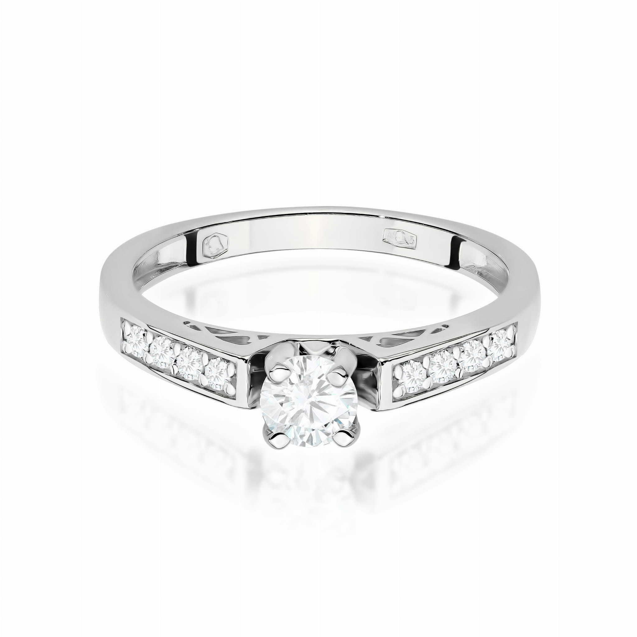 Pierścionek Diament 0,30ct białe złoto 2 30ct białe złoto Jubiler Kraków BigDIAMOND