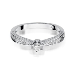 15ct białe złoto Jubiler Kraków BigDIAMOND
