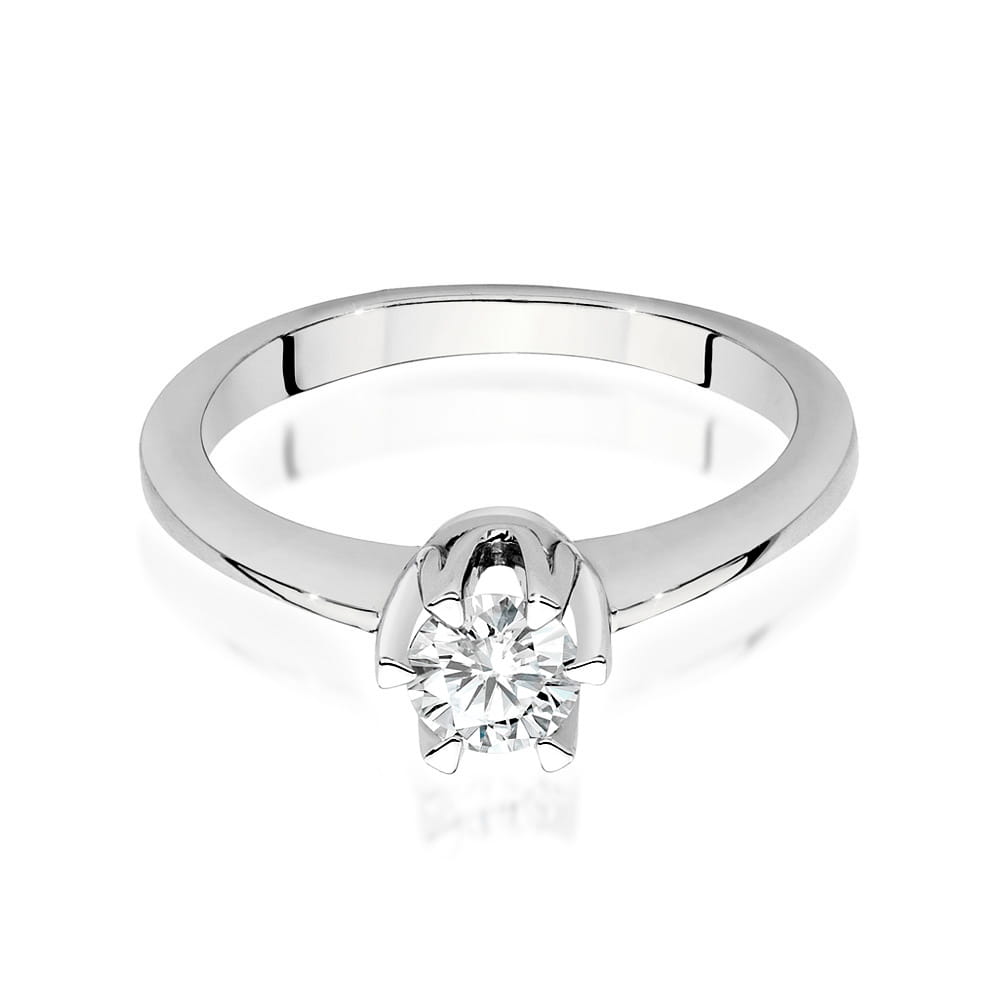 Pierścionek Diament 0,40ct białe złoto 2 40ct białe złoto Jubiler Kraków BigDIAMOND
