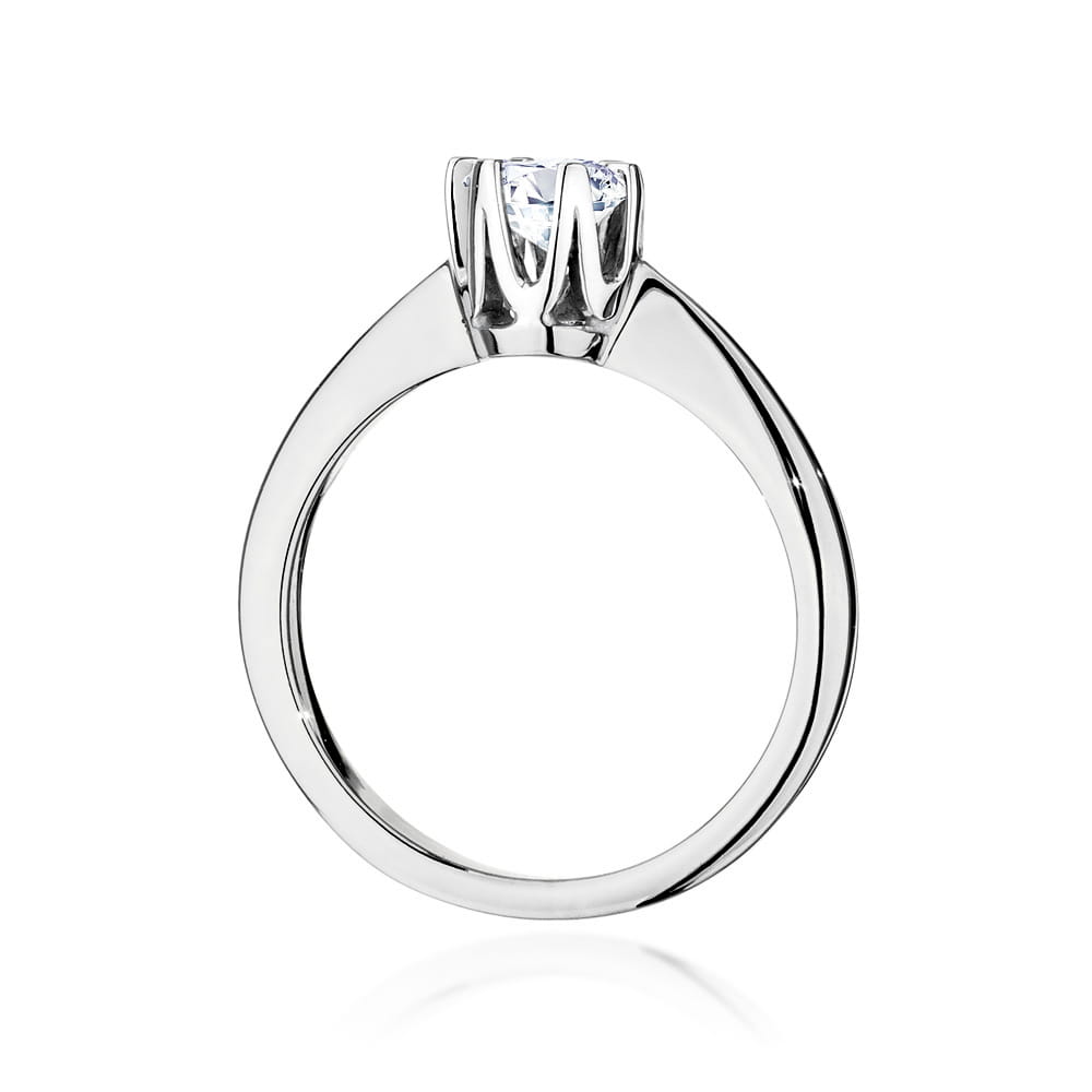Pierścionek Diament 0,40ct białe złoto 3 Pierścionek Diament 0,40ct białe złoto - obrazek 3