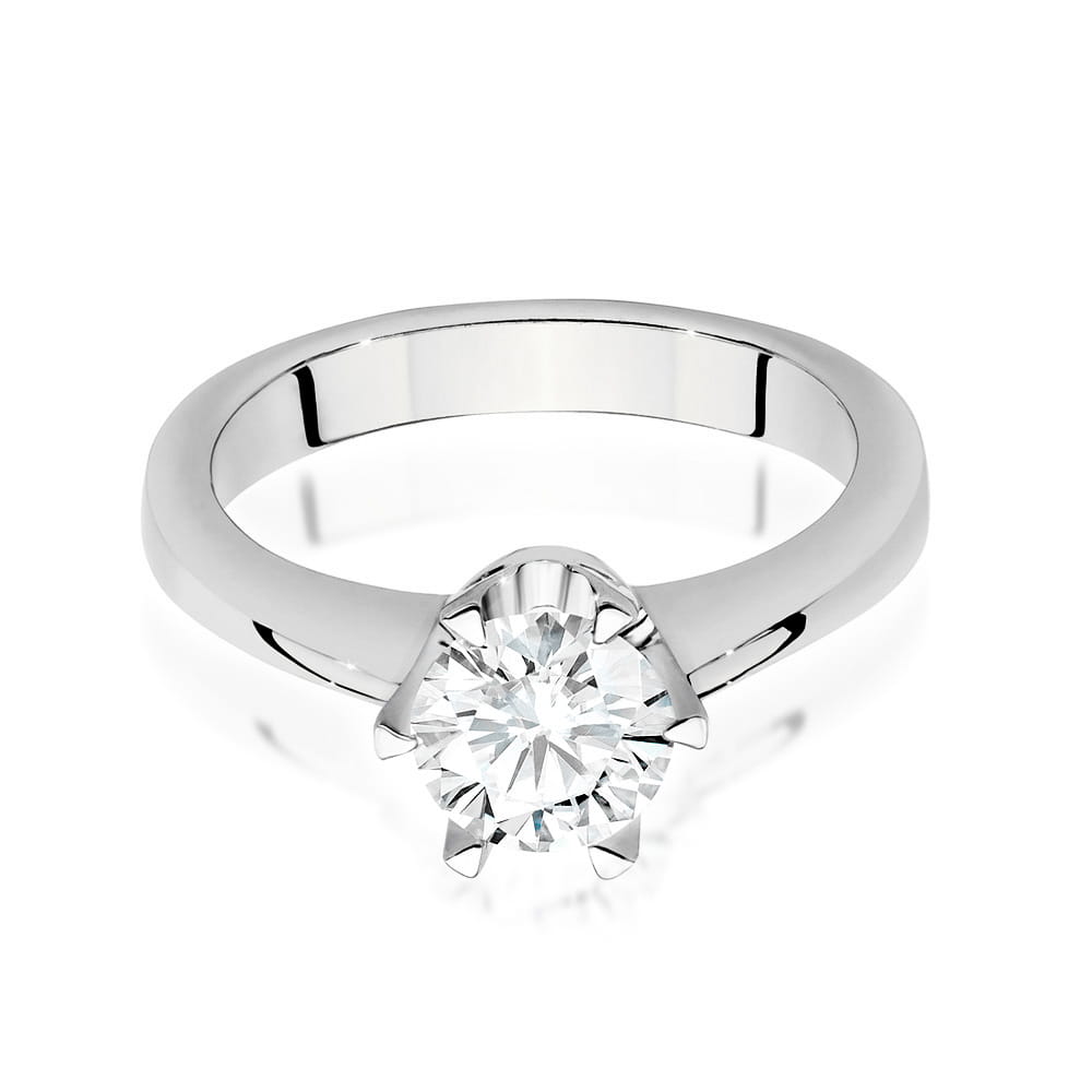 Pierścionek Diament 0,70ct białe złoto 2 70ct białe złoto Jubiler Kraków BigDIAMOND