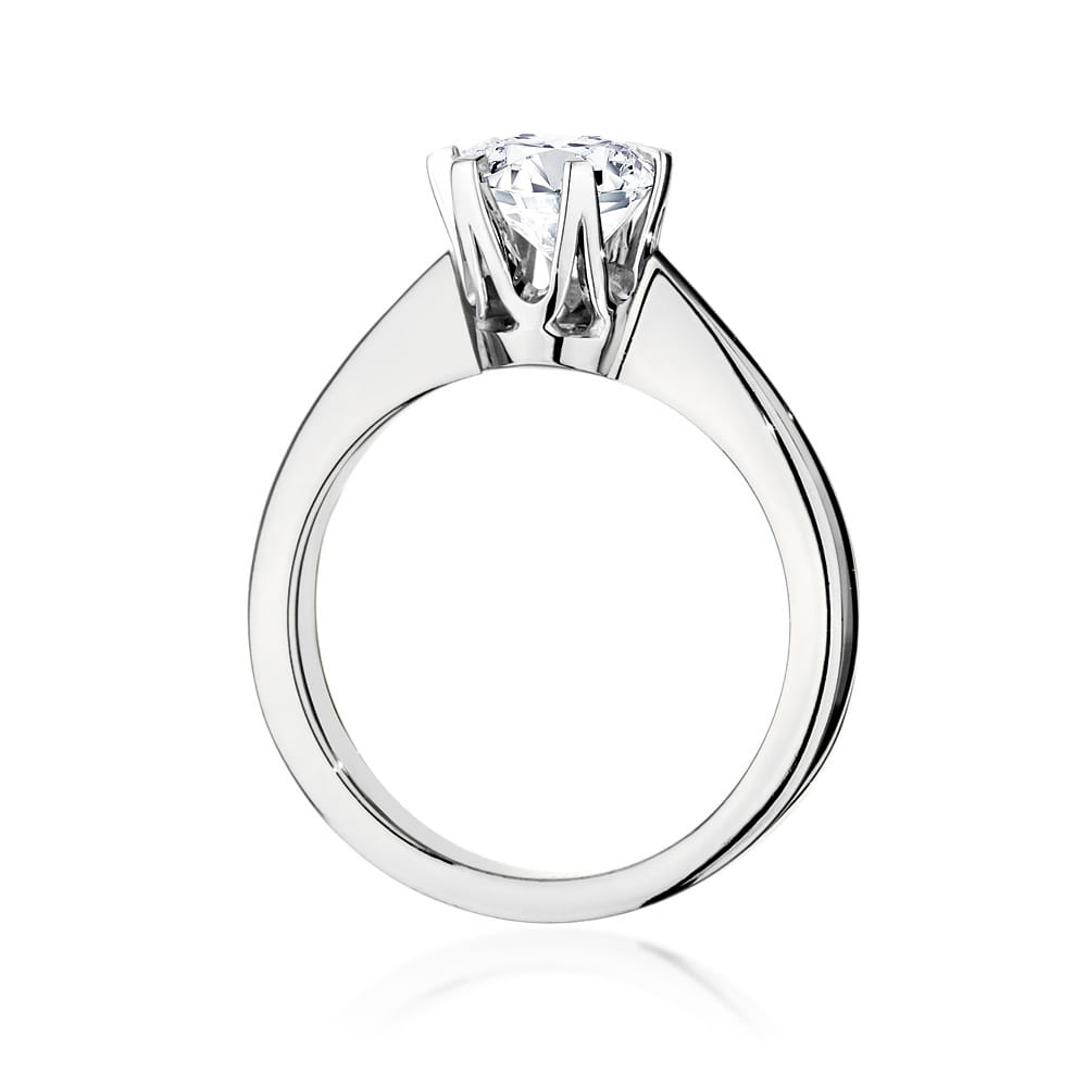 Pierścionek Diament 0,70ct białe złoto 3 Pierścionek Diament 0,70ct białe złoto - obrazek 3