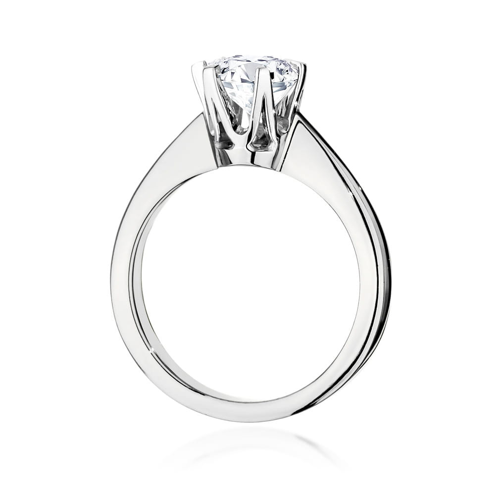 Pierścionek Diament 1,00ct białe złoto 3 Pierścionek Diament 1,00ct białe złoto - obrazek 3