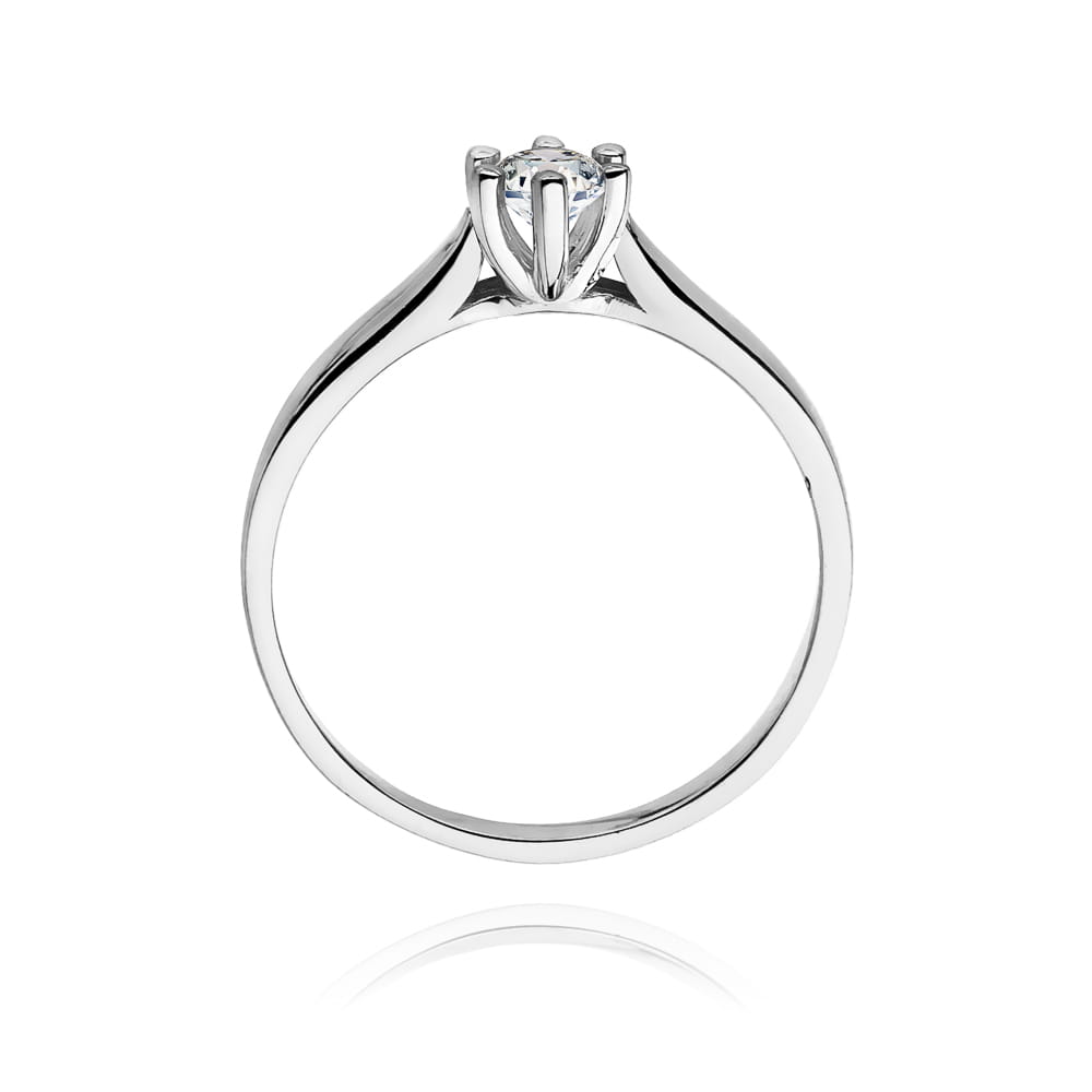 Pierścionek Diament 0,30ct białe złoto 3 Pierścionek Diament 0,30ct białe złoto - obrazek 3