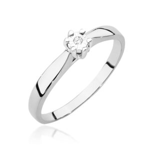 Pierścionek W222T Diament 0