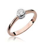 Pierścionek W224B Diament 0