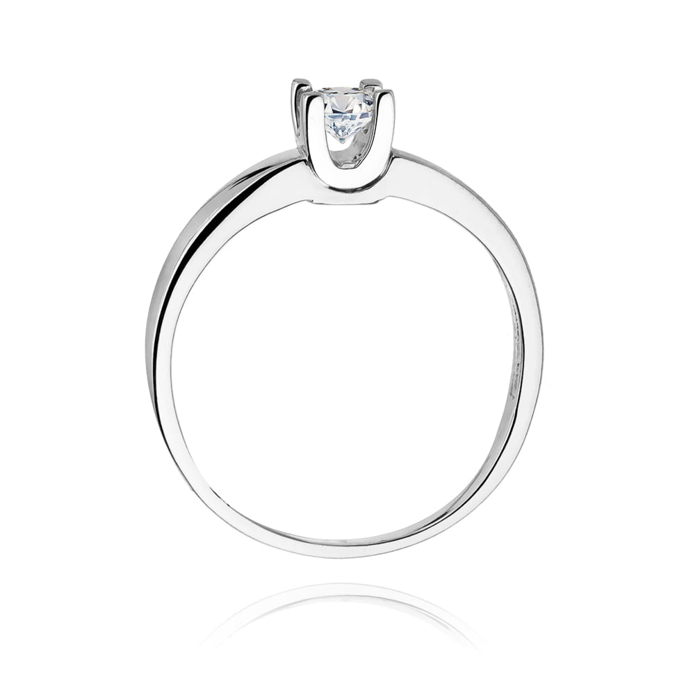 Pierścionek Diament 0,30ct białe złoto 3 Pierścionek Diament 0,30ct białe złoto - obrazek 3