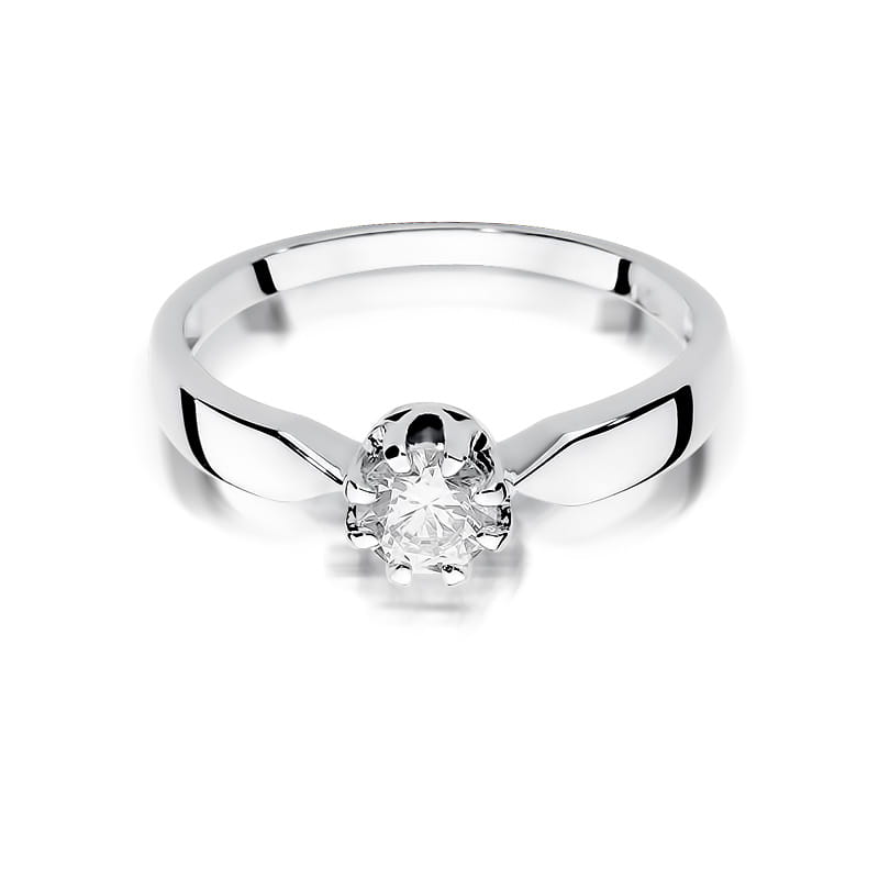 Pierścionek Diament 0,40ct białe złoto 2 40ct białe złoto Jubiler Kraków BigDIAMOND