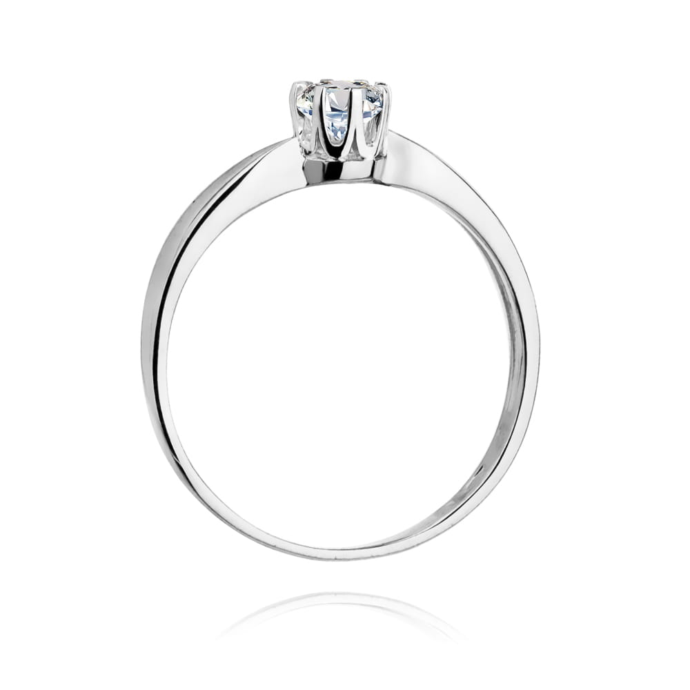 Pierścionek Diament 0,50ct białe złoto 3 Pierścionek Diament 0,50ct białe złoto - obrazek 3