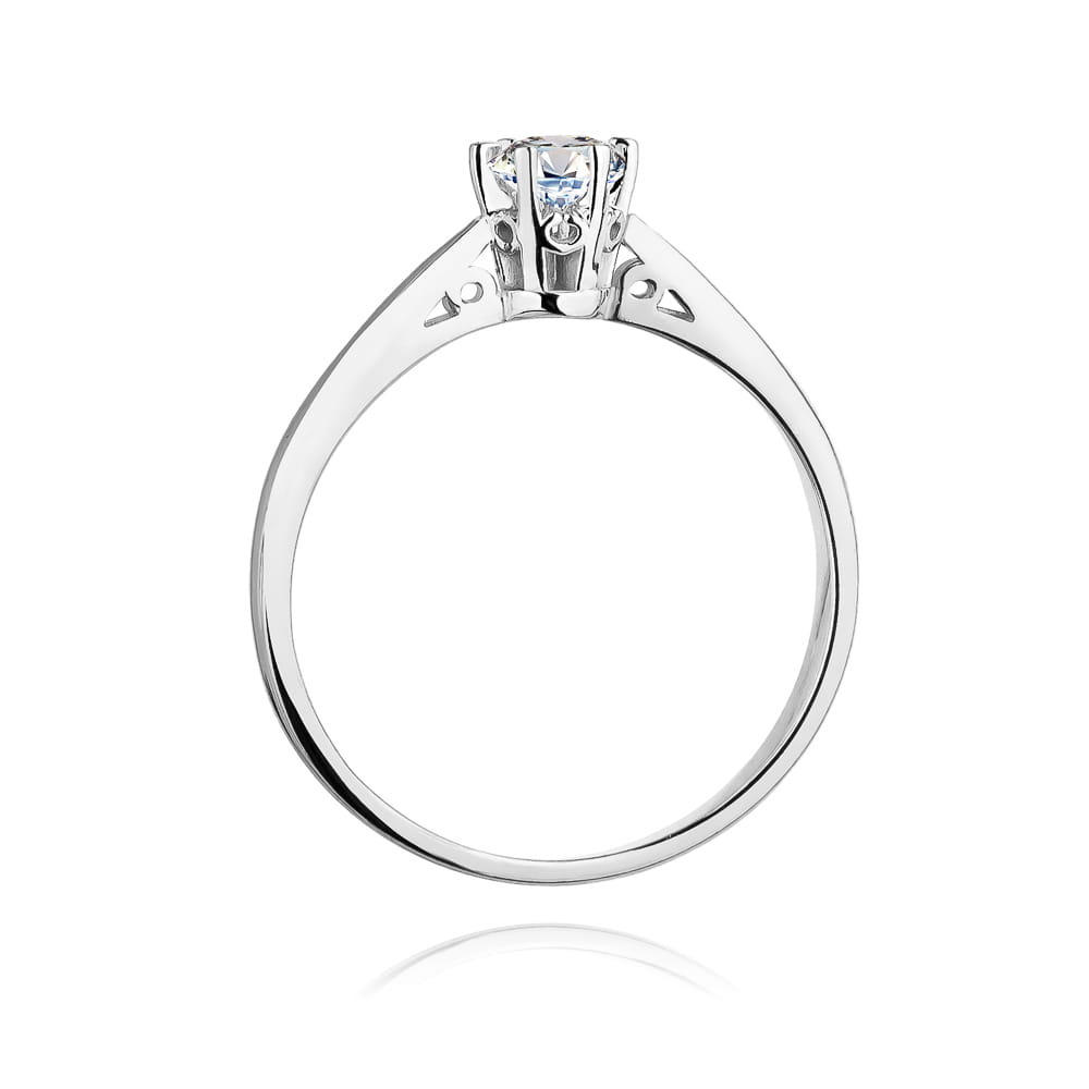 Pierścionek Diament 1,00ct białe złoto 3 Pierścionek Diament 1,00ct białe złoto - obrazek 3