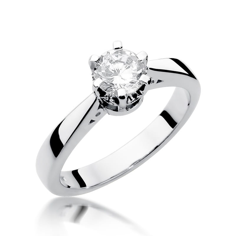 Pierścionek Diament 1,00ct białe złoto 1 Pierścionek W234 Diament 1