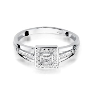 15ct białe złoto Jubiler Kraków BigDIAMOND
